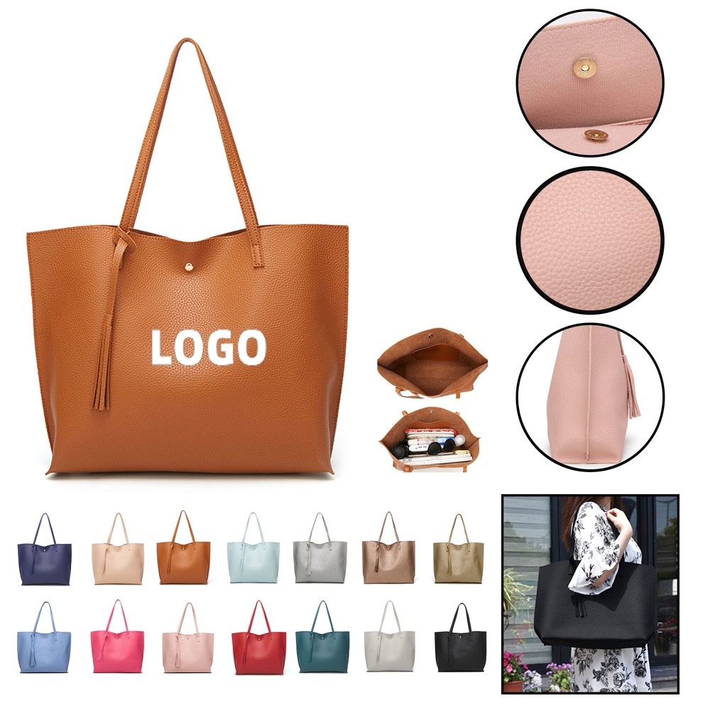 Leather Tote Shoulder Bag 2