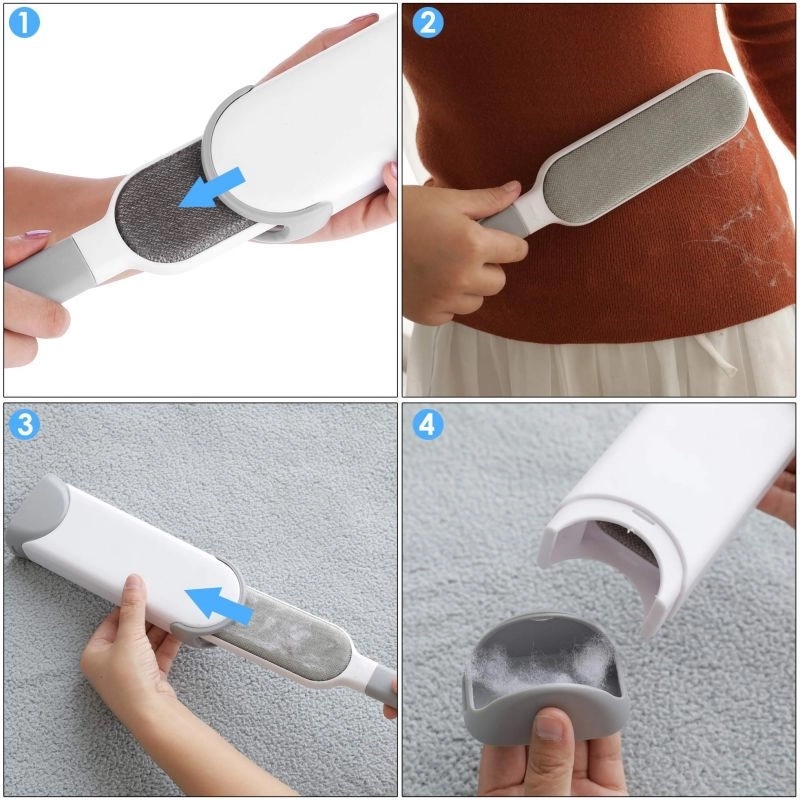 Double-Sided Reusable Pet Hair Removal Brush 10