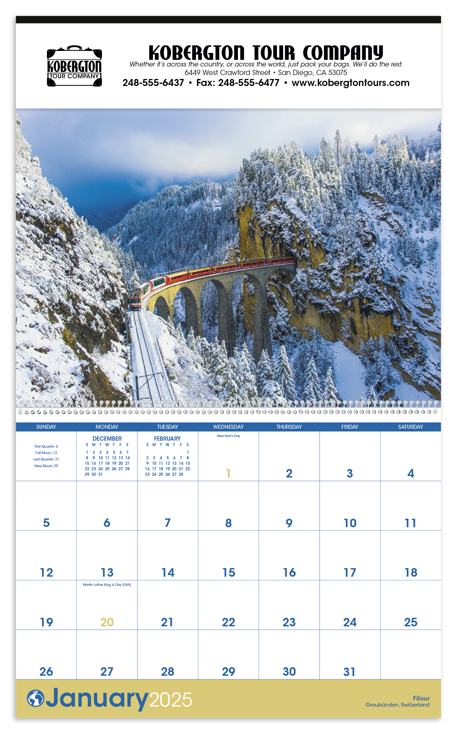 Triumph® Calendars World Scenic Calendar 8