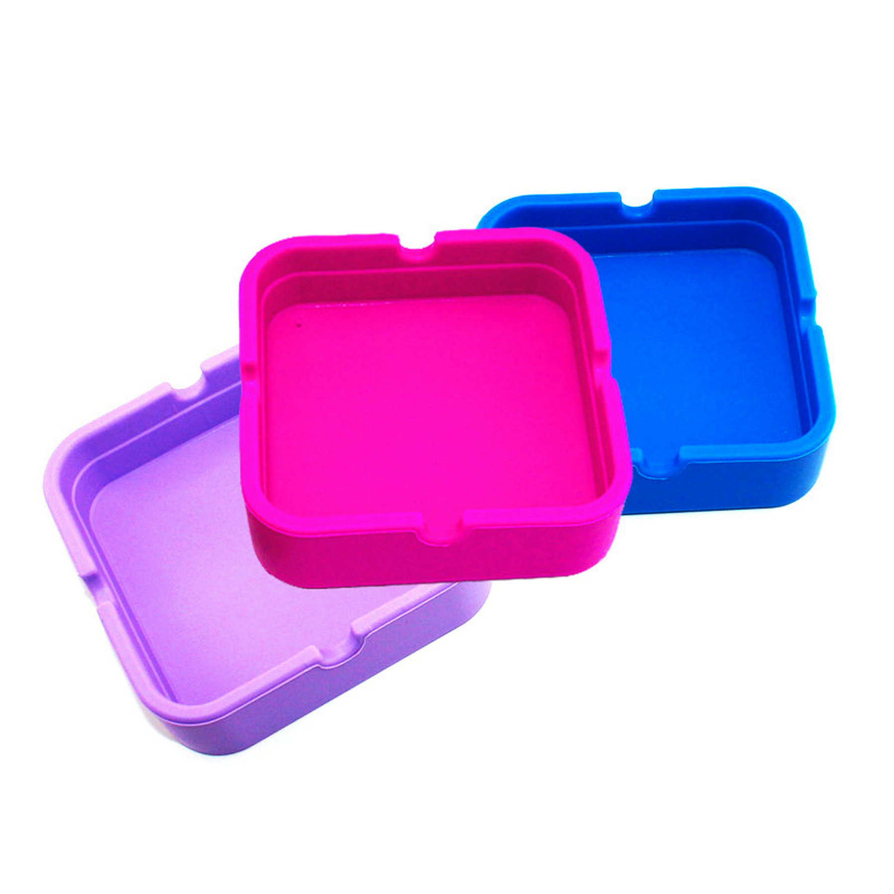 Square Silicone Ashtray 1