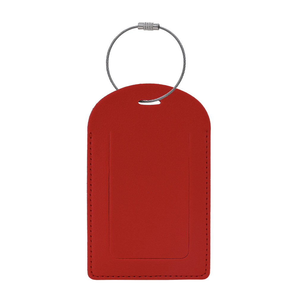 Vegan Leather Luggage Tag With Custom Logo 16