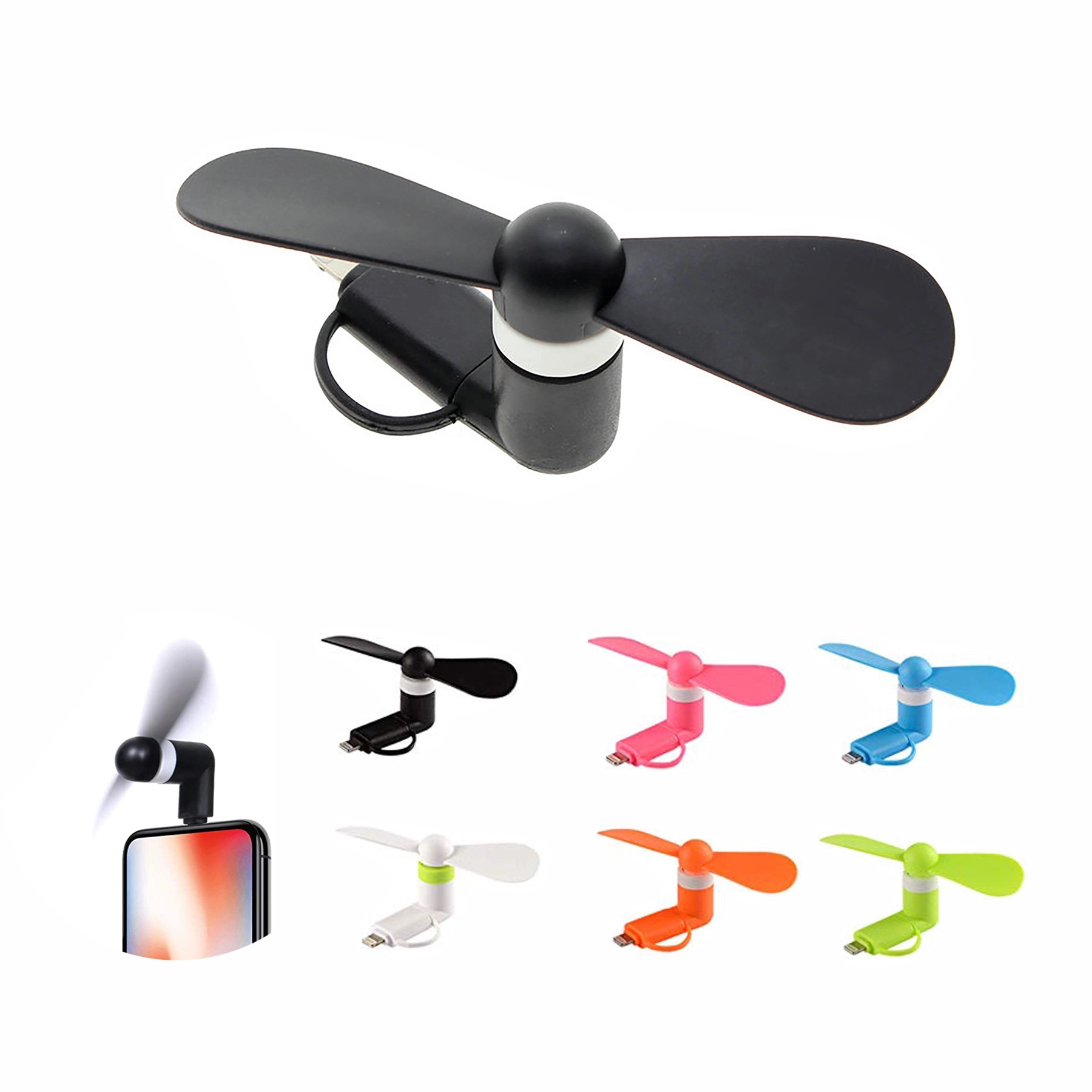 2-in-1 Mini  USB Smartphone Fan 1