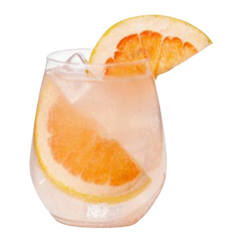 18oz Plastic Stemless Wine Glass 2
