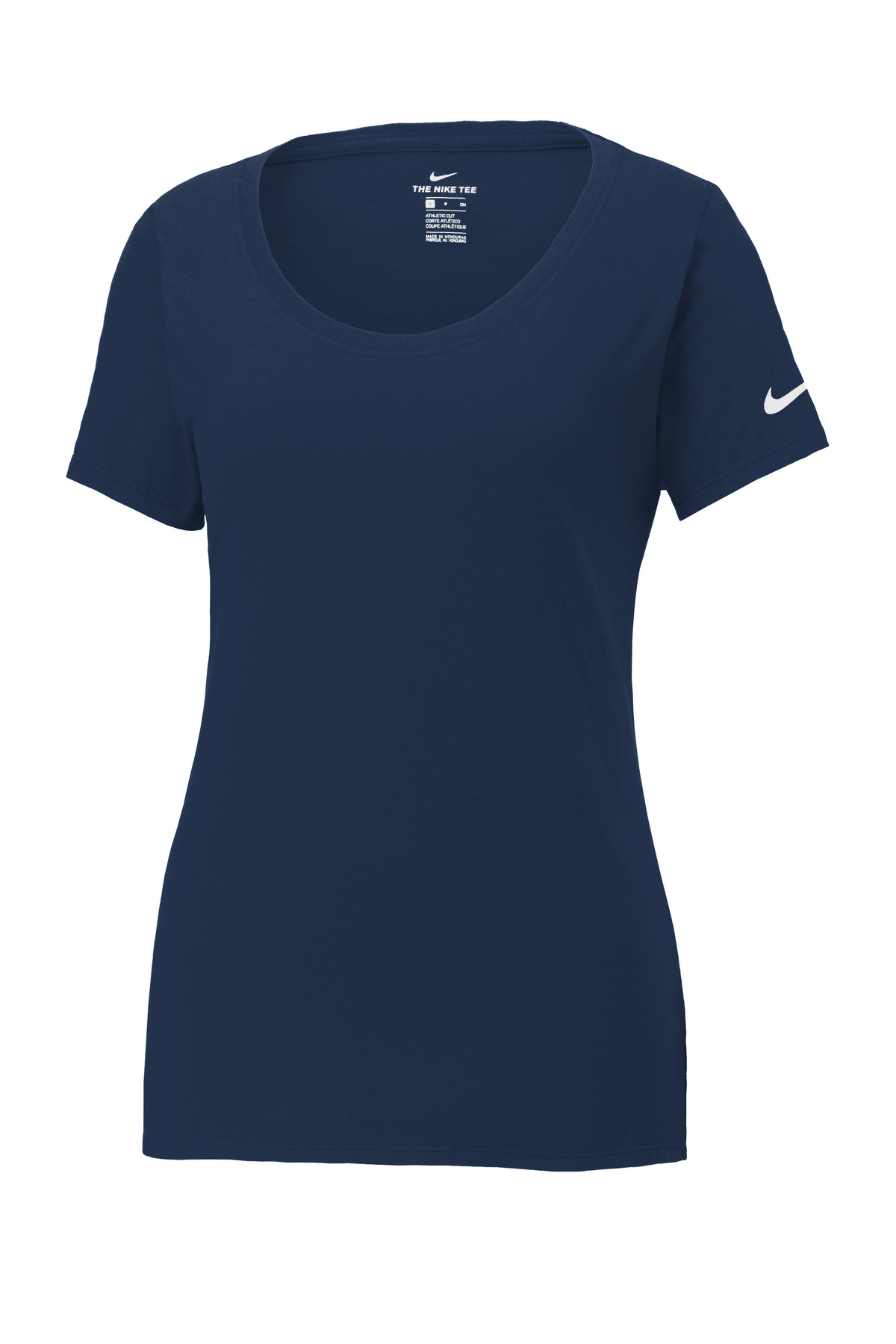 Nike Women's Dri-FIT Cotton/Poly Scoop Neck Tee. NKBQ5234 22