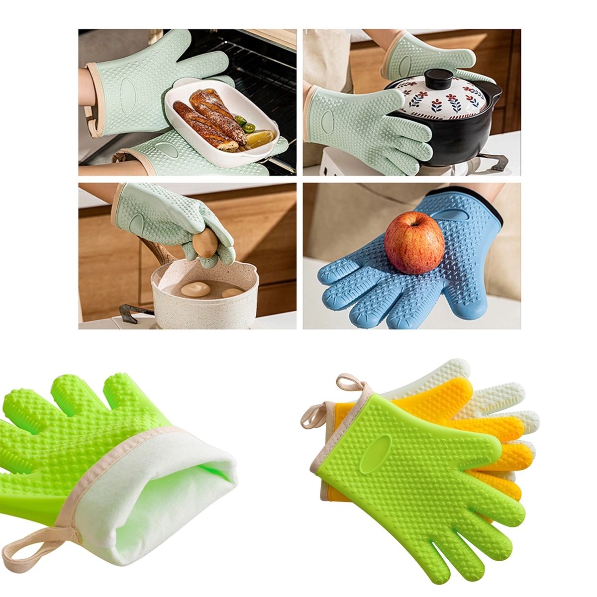Microwave Silicone Oven Gloves 4