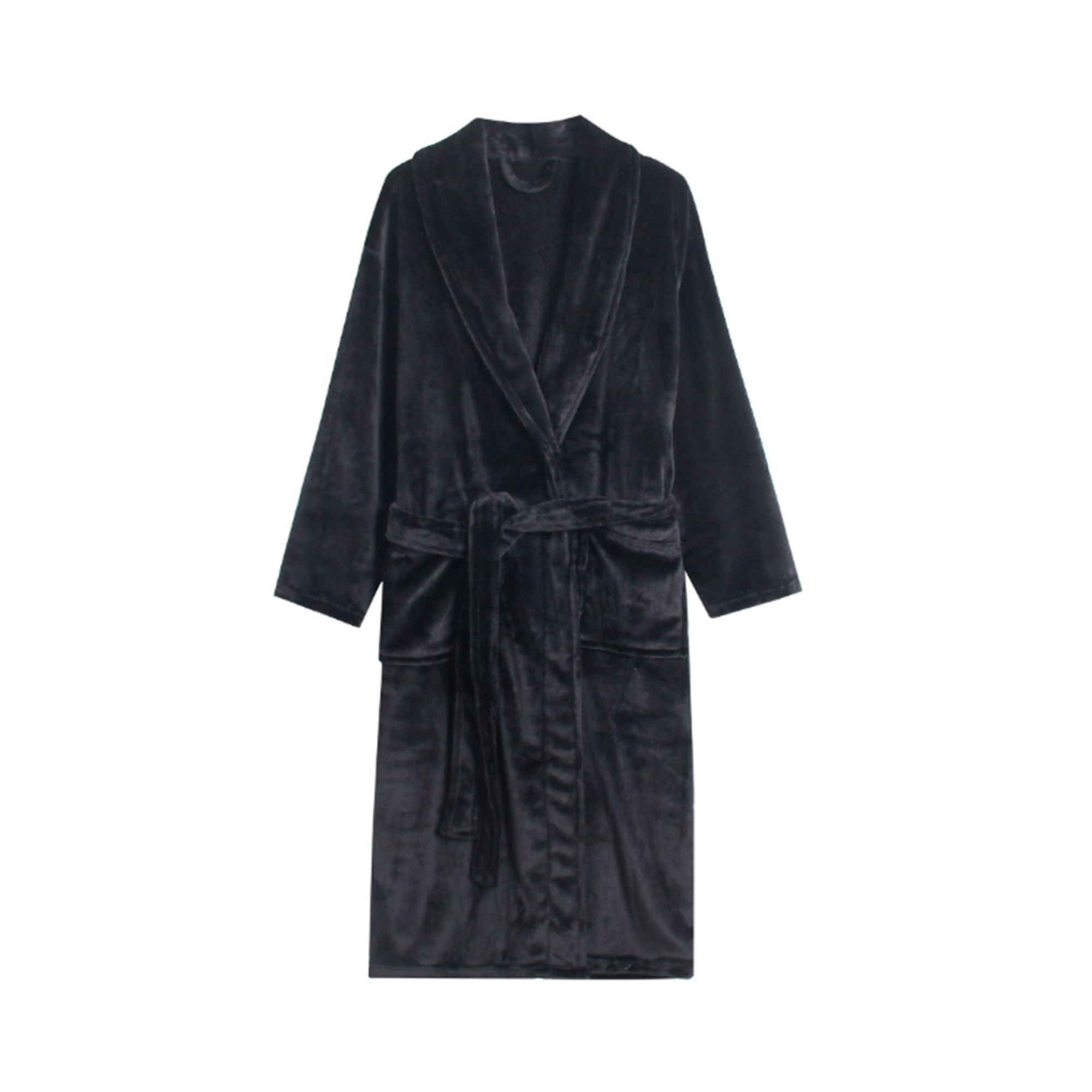 MOQ 25 PCS Soft Long Flannel Nightgown Bathrobe 6