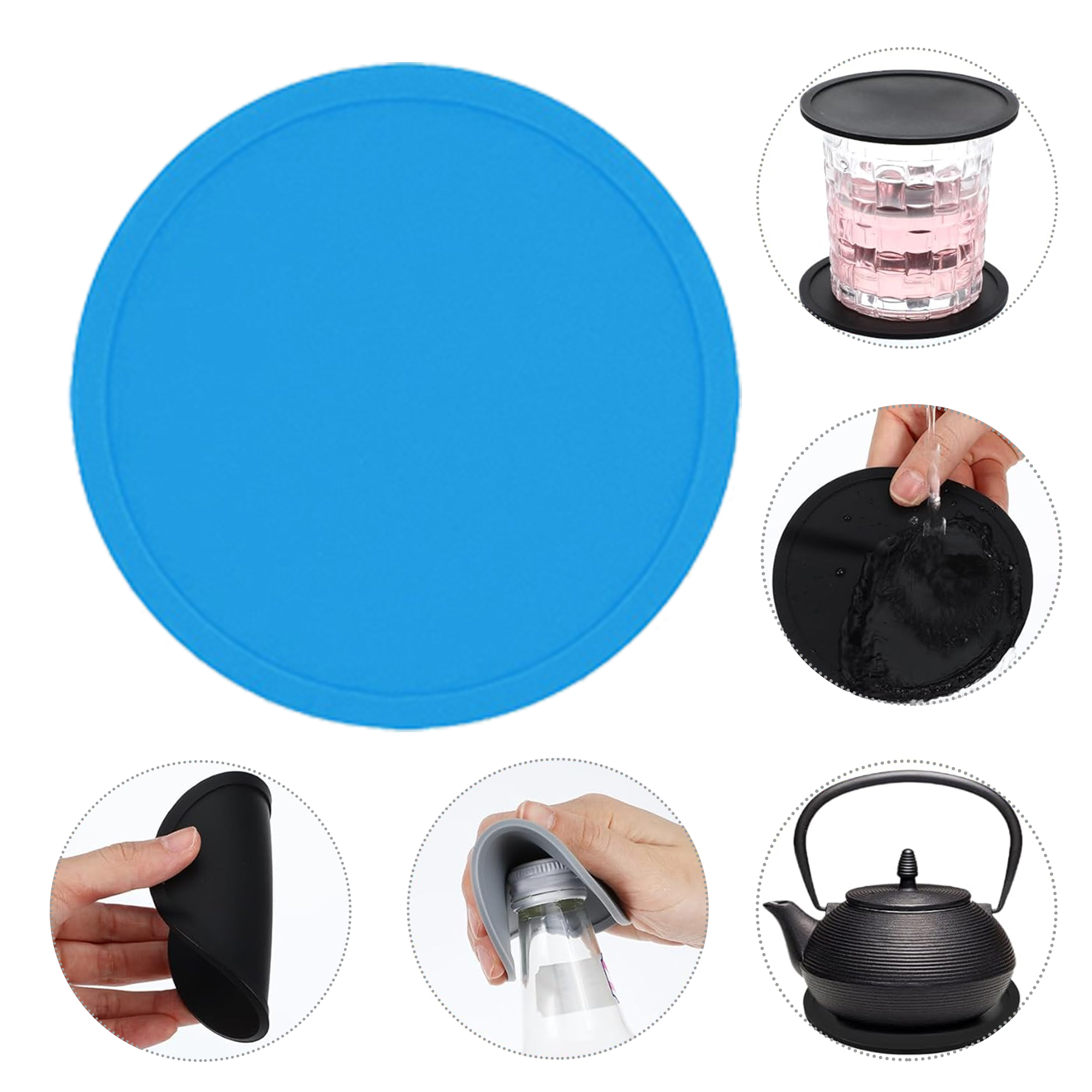 Easy Grip Silicone Jar Opener Coaster 2