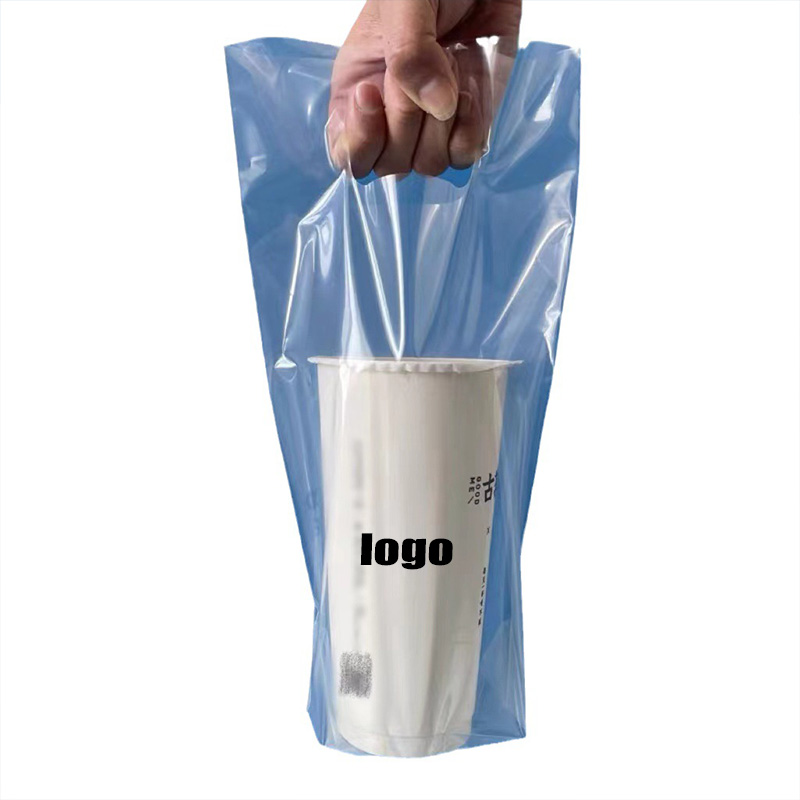 Thickened transparent disposable beverage packaging bag 3