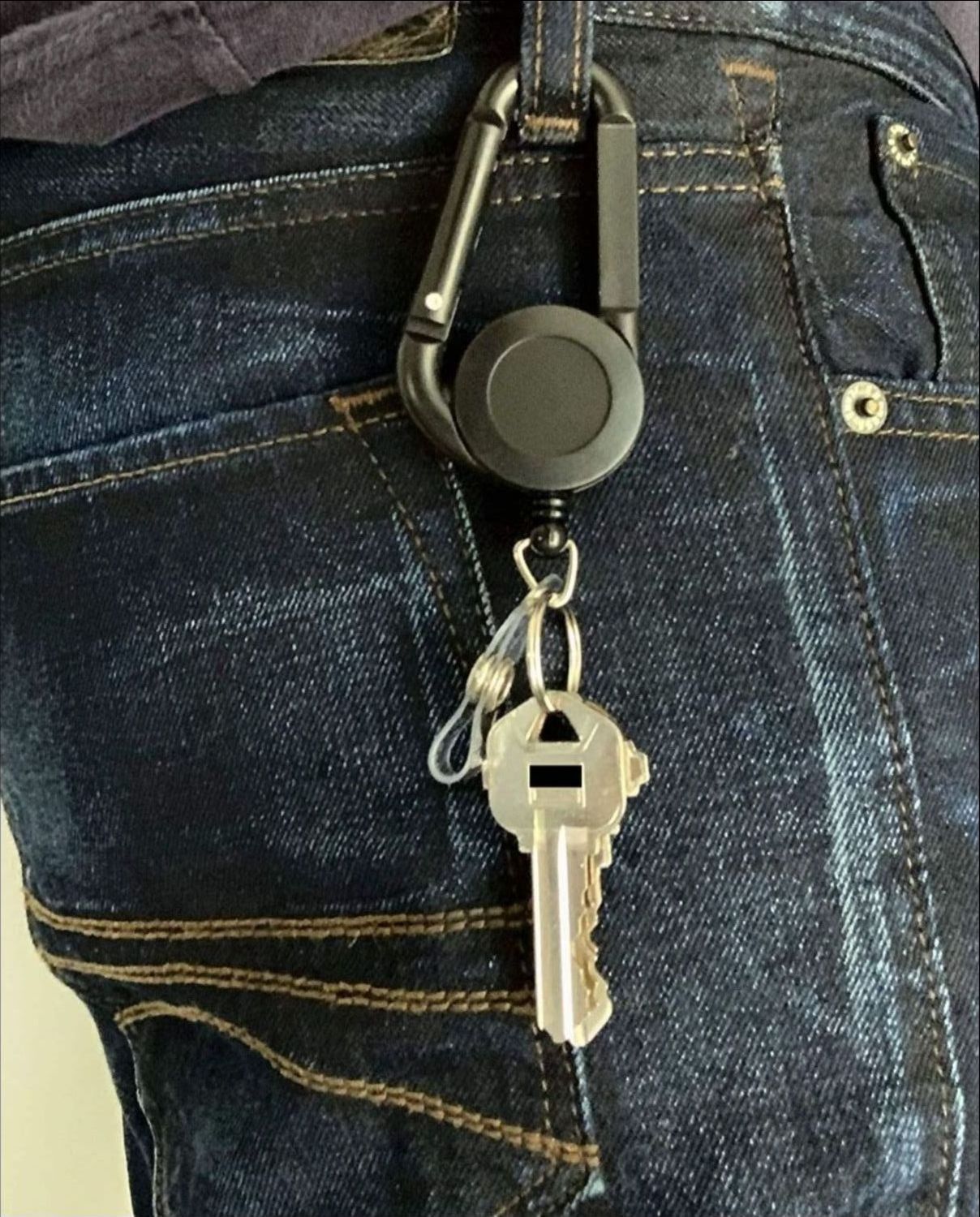 Extendable Carabiners Tag Clasp Keychain 2
