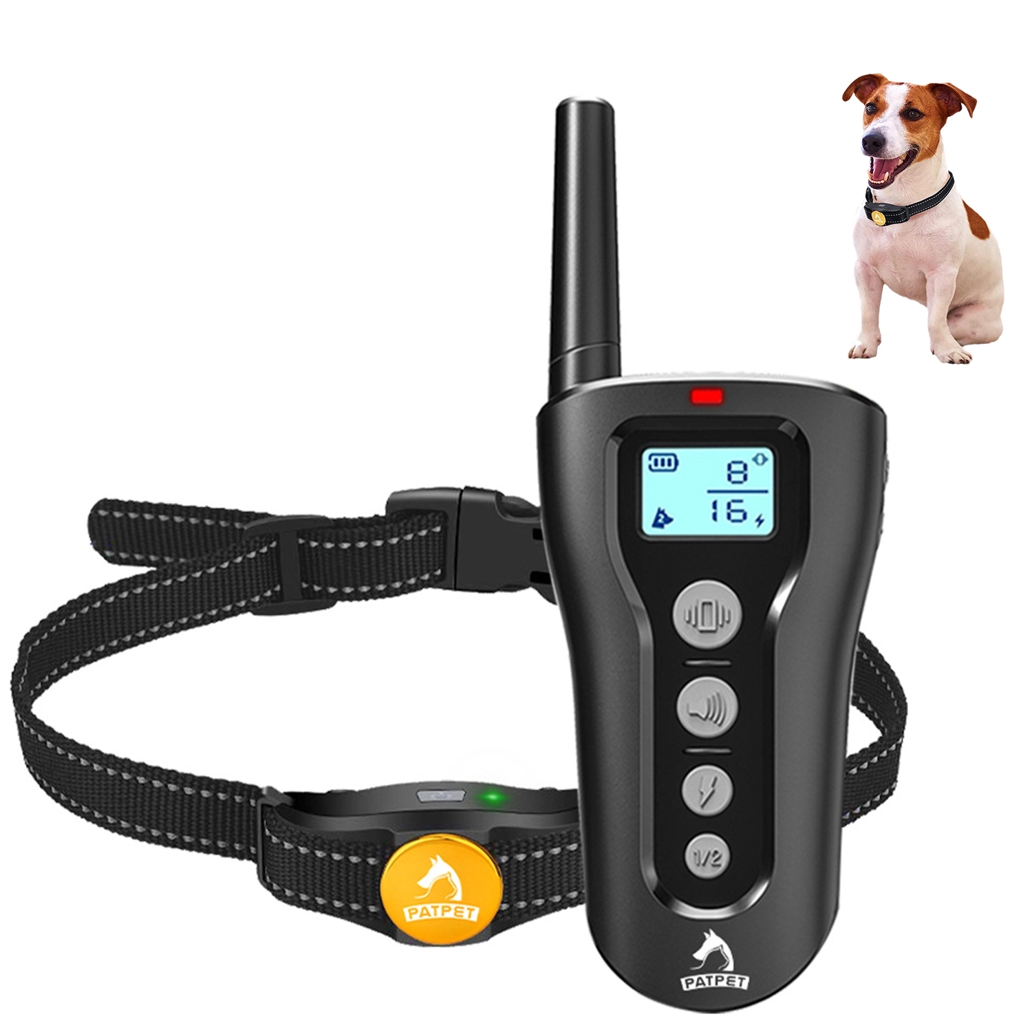 Rechargeable Dog Training Shock Collar w/ Remote 2