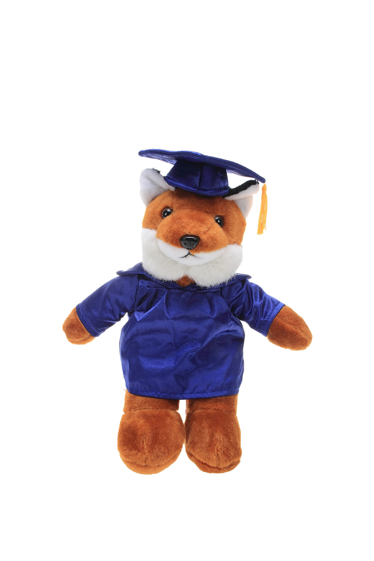 Soft Plush Fox in Graduation Cap & Gown Stuffed Animal 4