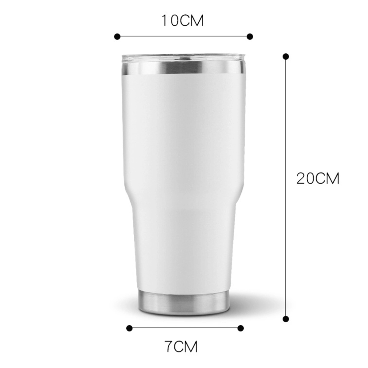 30 oz. Double Wall Stainless Steel Vacuum Insulation Mug 4