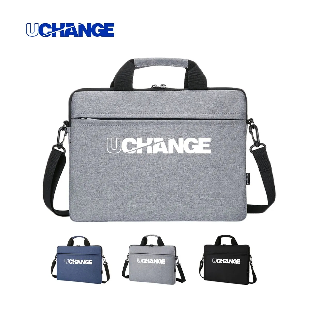 15 Inch Laptop Briefcase With Shoulder Strap 3