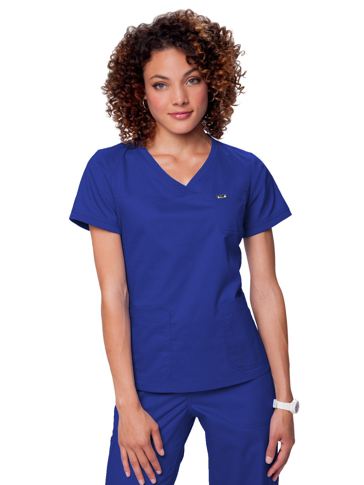 koi - Classics - Women's Three-Pocket Soft Rib Trim V-Neck Nicole Top 31