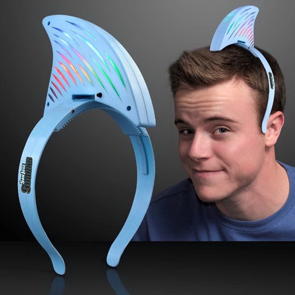 Light up LED Shark Fin Headband 2