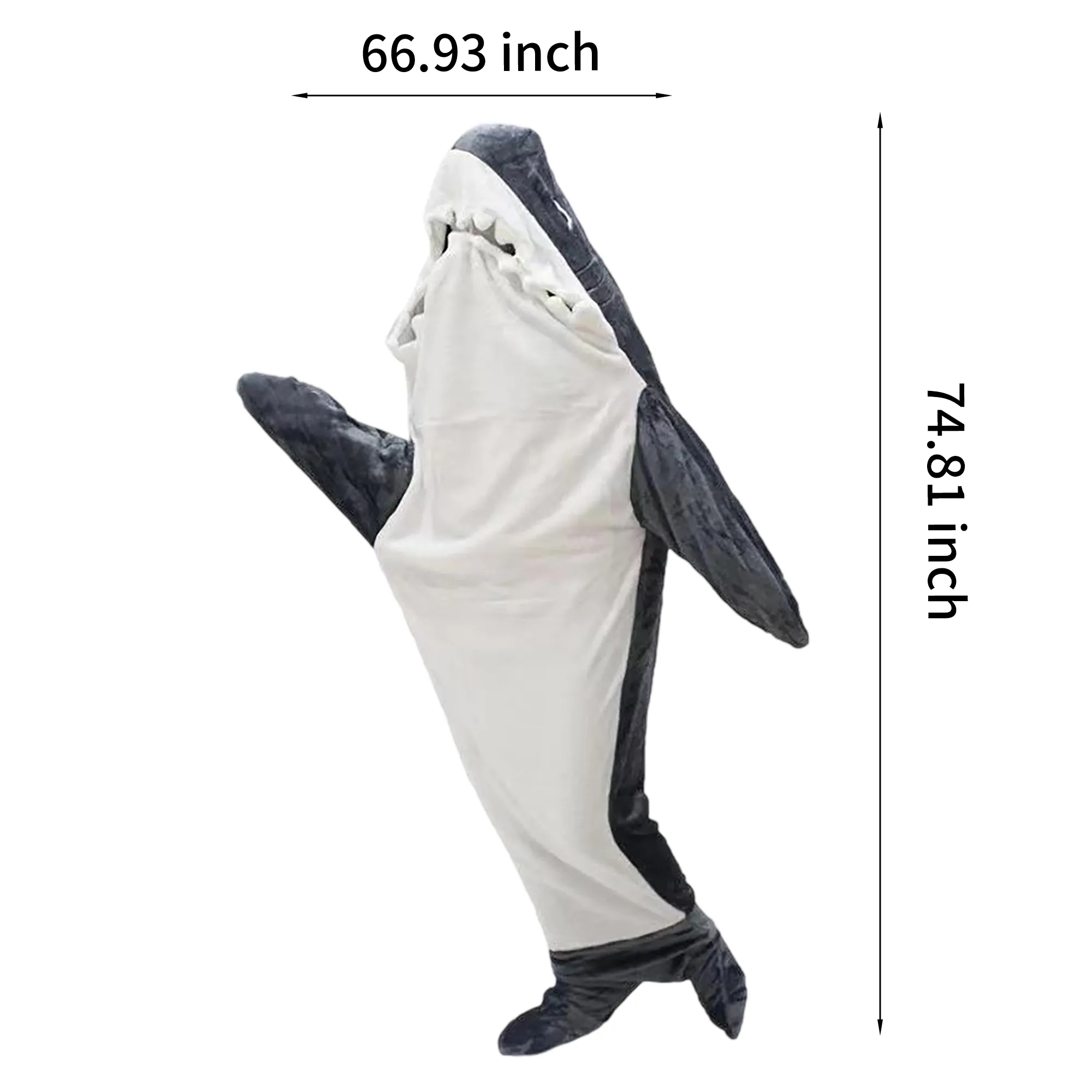 Shark Blanket Hoodie, custom hoodie or sweatshirt with logo imprint 5