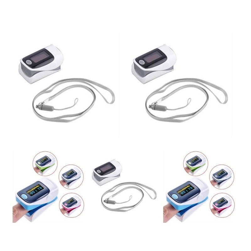 Portable Fingertip Pulse Oximeter With Sling