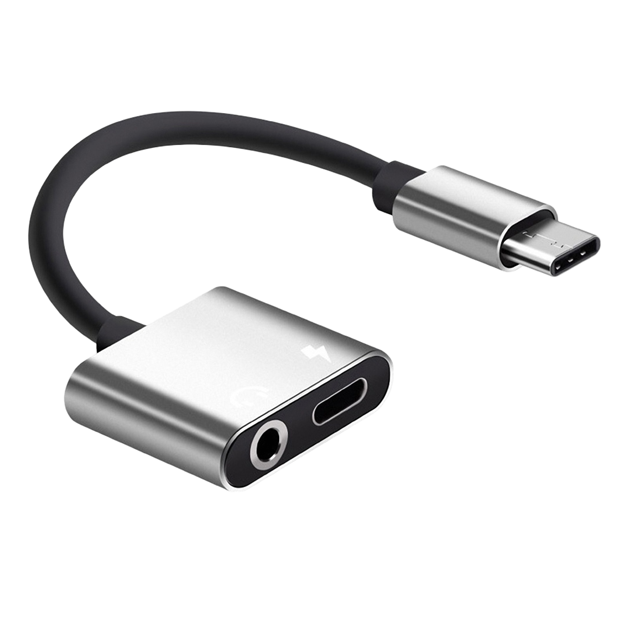 USB-C to 3.5mm Headphone Adapter 2-in-1 Audio Converter 5