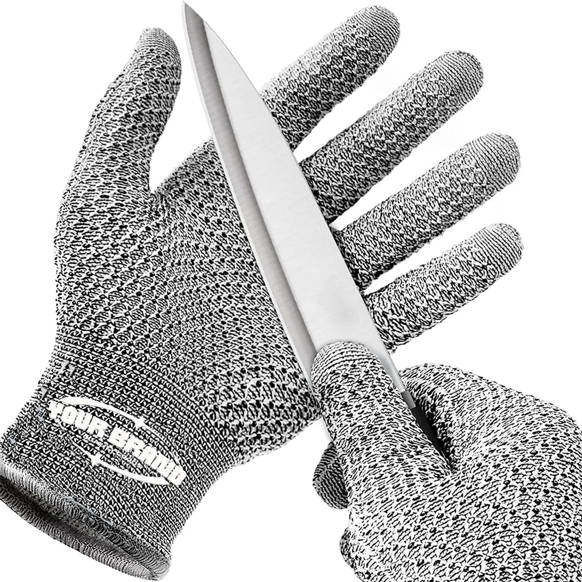 Level 5 Cut Proof Chainmail  Kitchen Safety HPPE Gloves 5