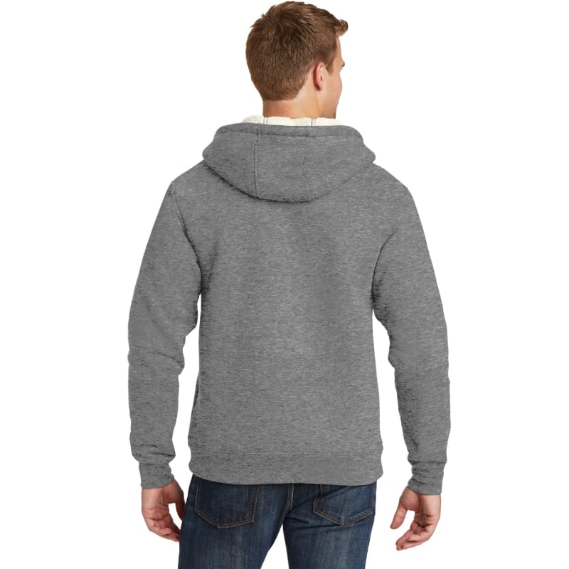 CornerStone Heavyweight Sherpa-Lined Hooded Fleece Jacket. 3
