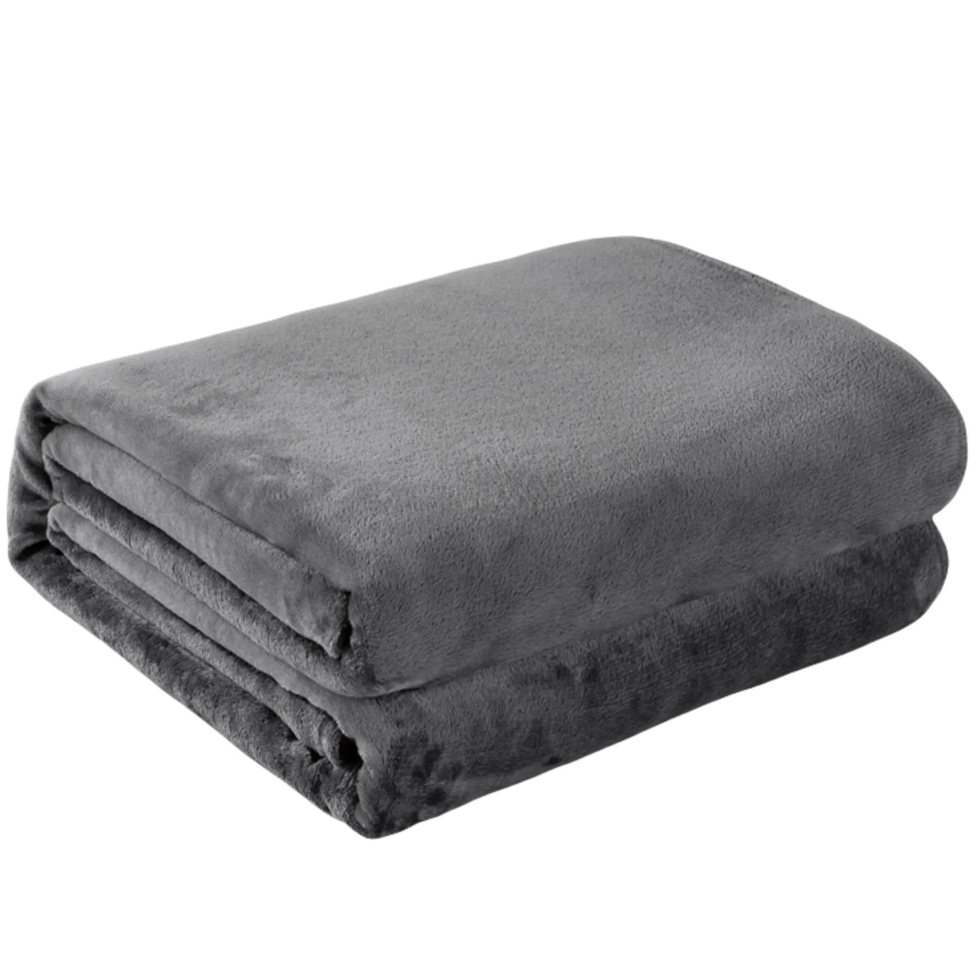 Classic Solid Color Flannel Thin Blanket 21
