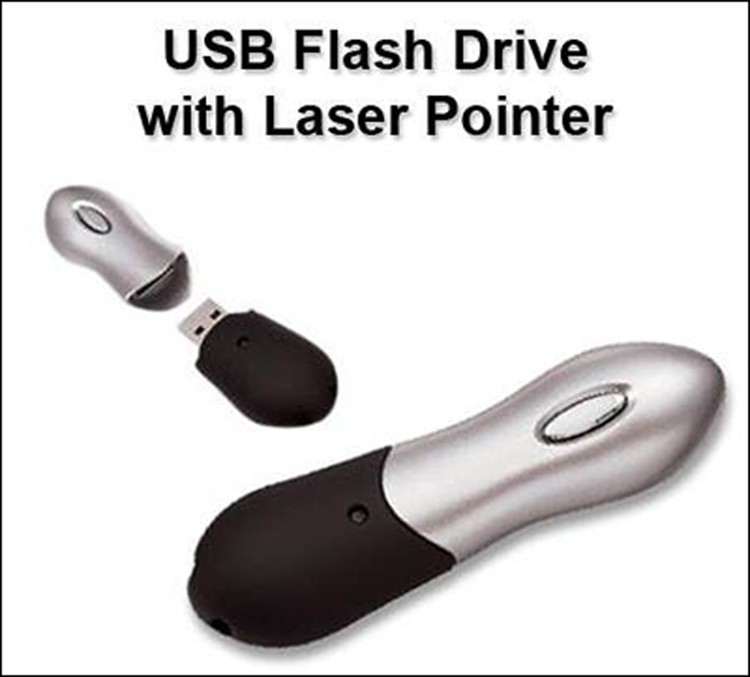 USB Flash Drive / USB with Laser Pointer - 4 GB
