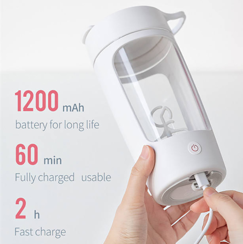 Custom Premium USB Electric BPA Free Protein Shakers Bottle 2