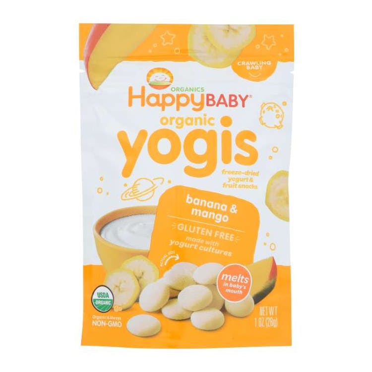 Happy Baby Snack Yogurt Bites - Banana Mango 8pk