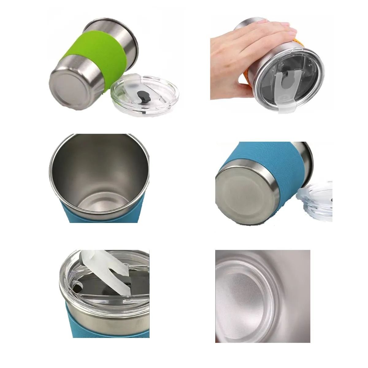12 OZ Stainless Steel Heat-insulated Spill-proof Cup 1