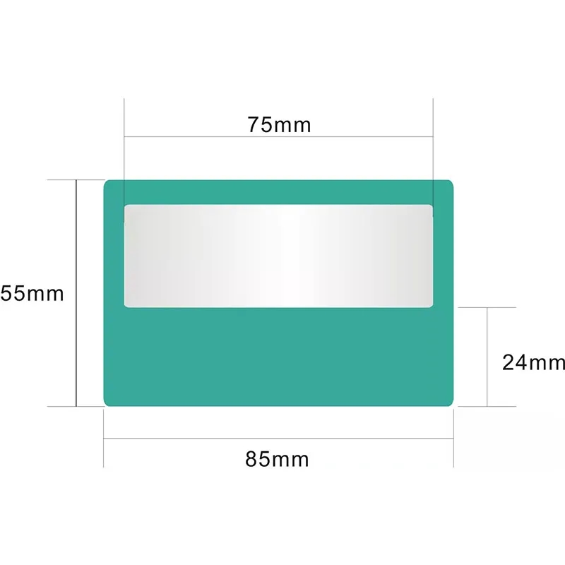 Promotional Card Sized Pocket 3X Reading Magnifier 3