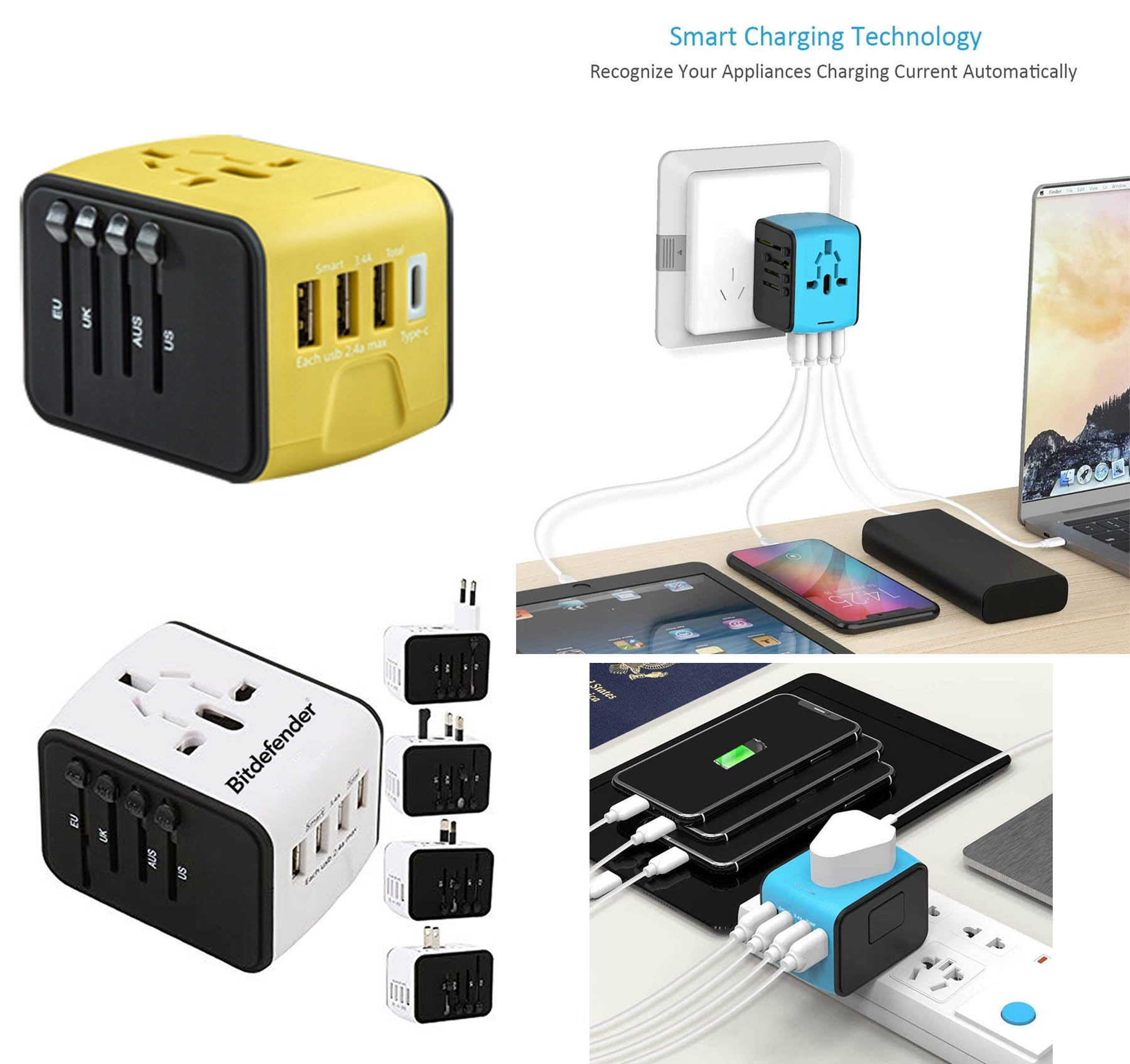 iBank ® Universal Travel Adapter, International Power Adapter 2