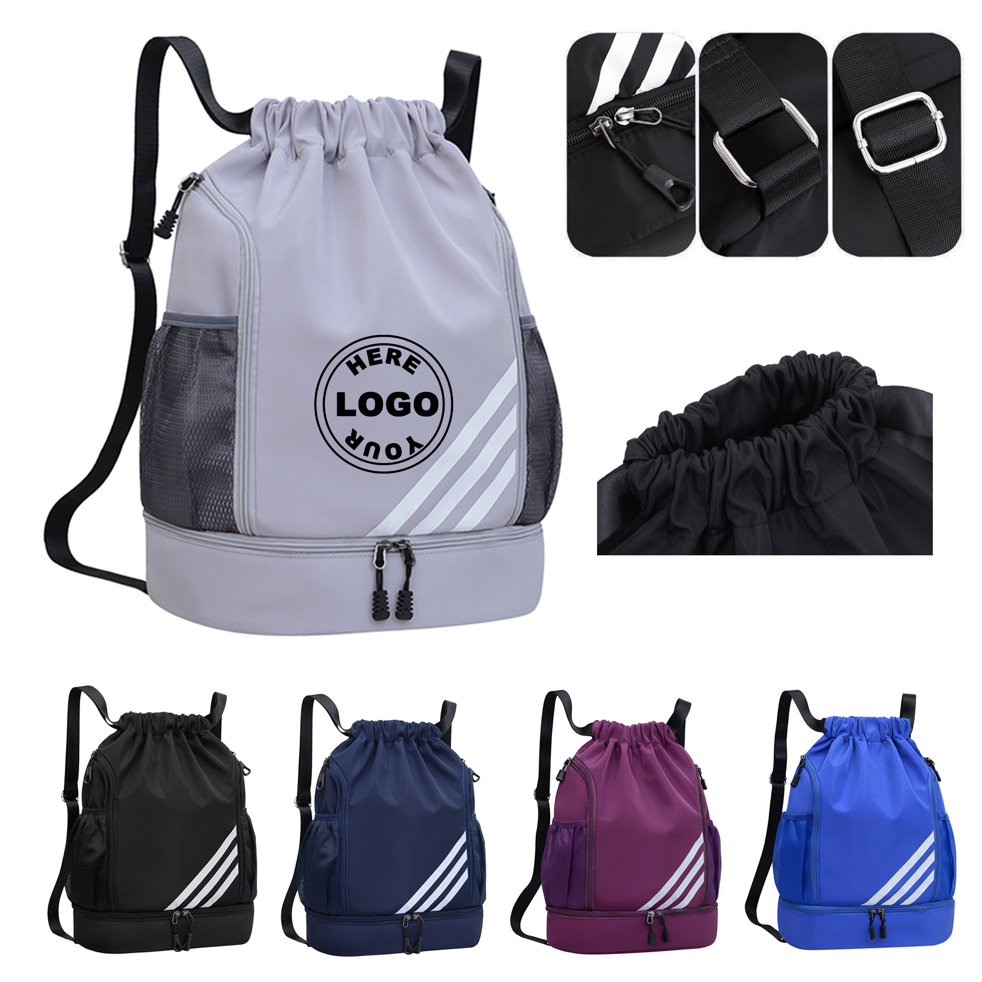 Sports Drawstring Shoulder Bag 2