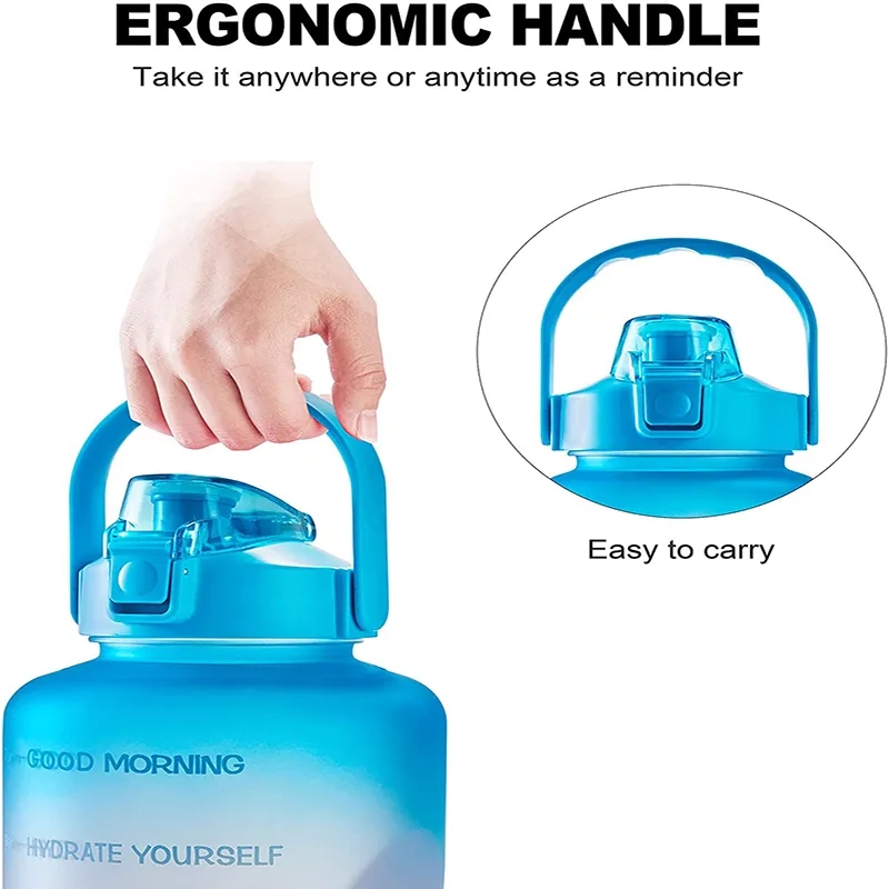 64Oz Large Capacity Straw Water Bottle 4