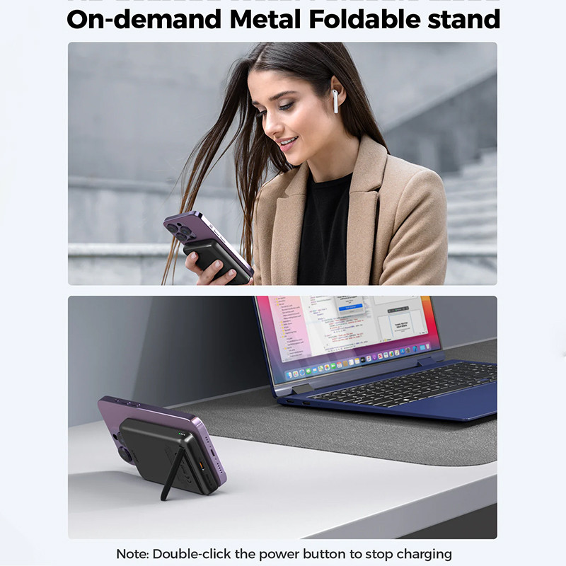 Aukey 10,000 mAh 30W MagSafe Power Bank 3