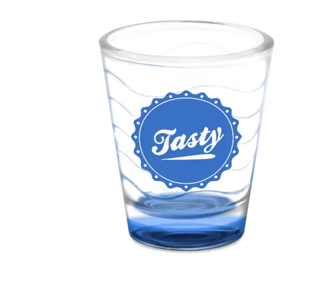 1.5 Oz. Wave Shot Glass
