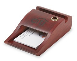 Memo Pad Box w/ Pen Stand and Business Card Holder 2
