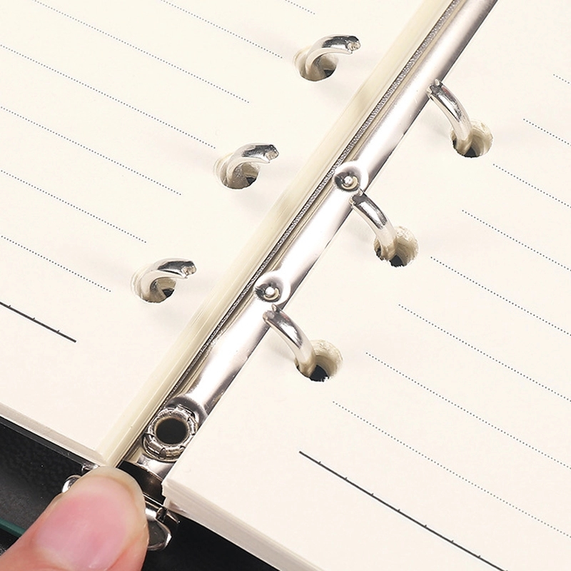 PU Leather A6 Business Travel Journal Binder Notebook 20