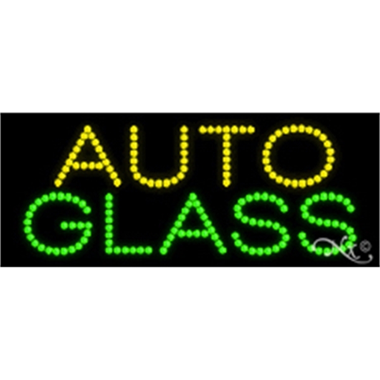 Auto Glass LED Sign 2