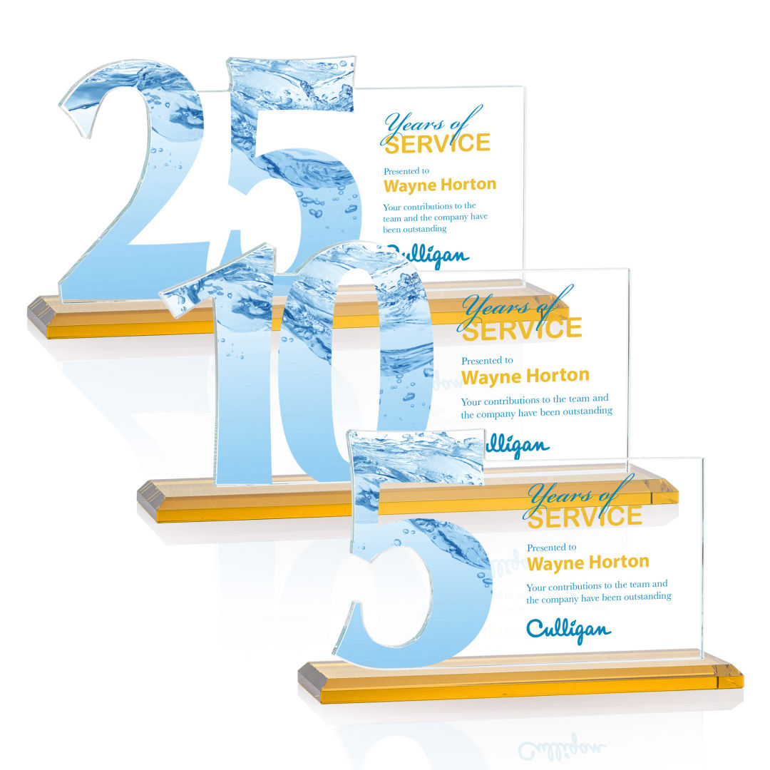 Hazelton VividPrint™ Award - Amber 8