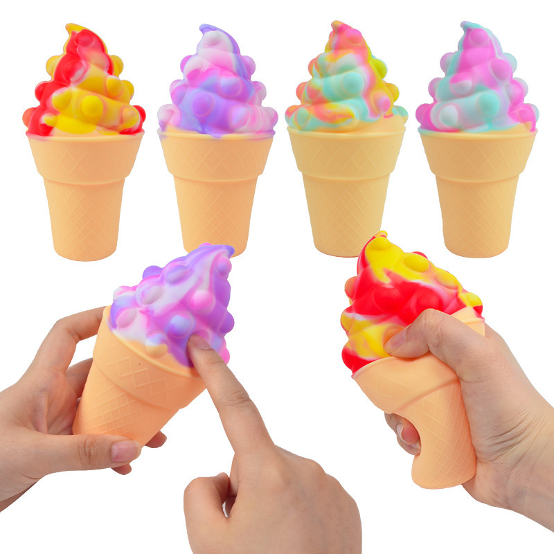 Stress RelieverPU Ice Cream Squishy Toy 4