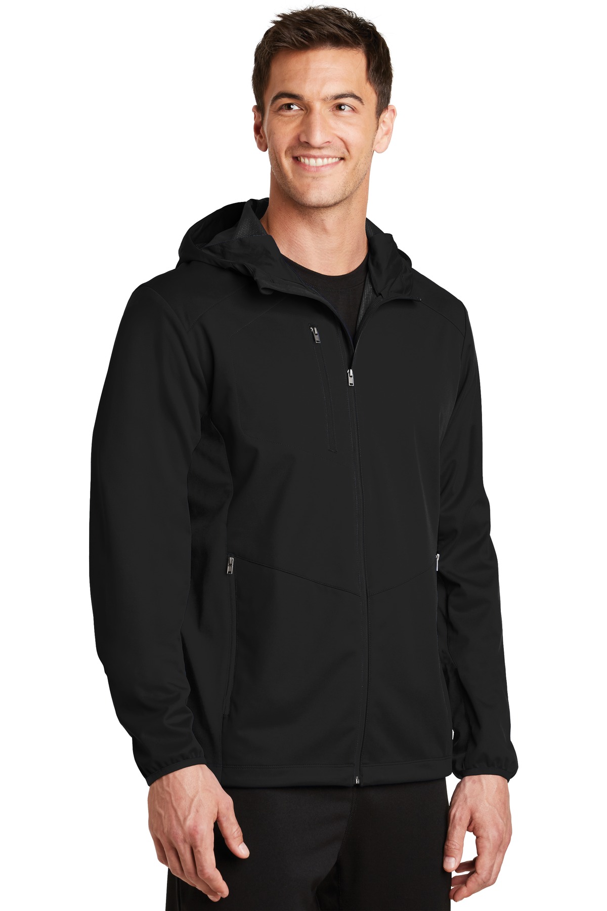 Active Hooded Soft Shell Jacket