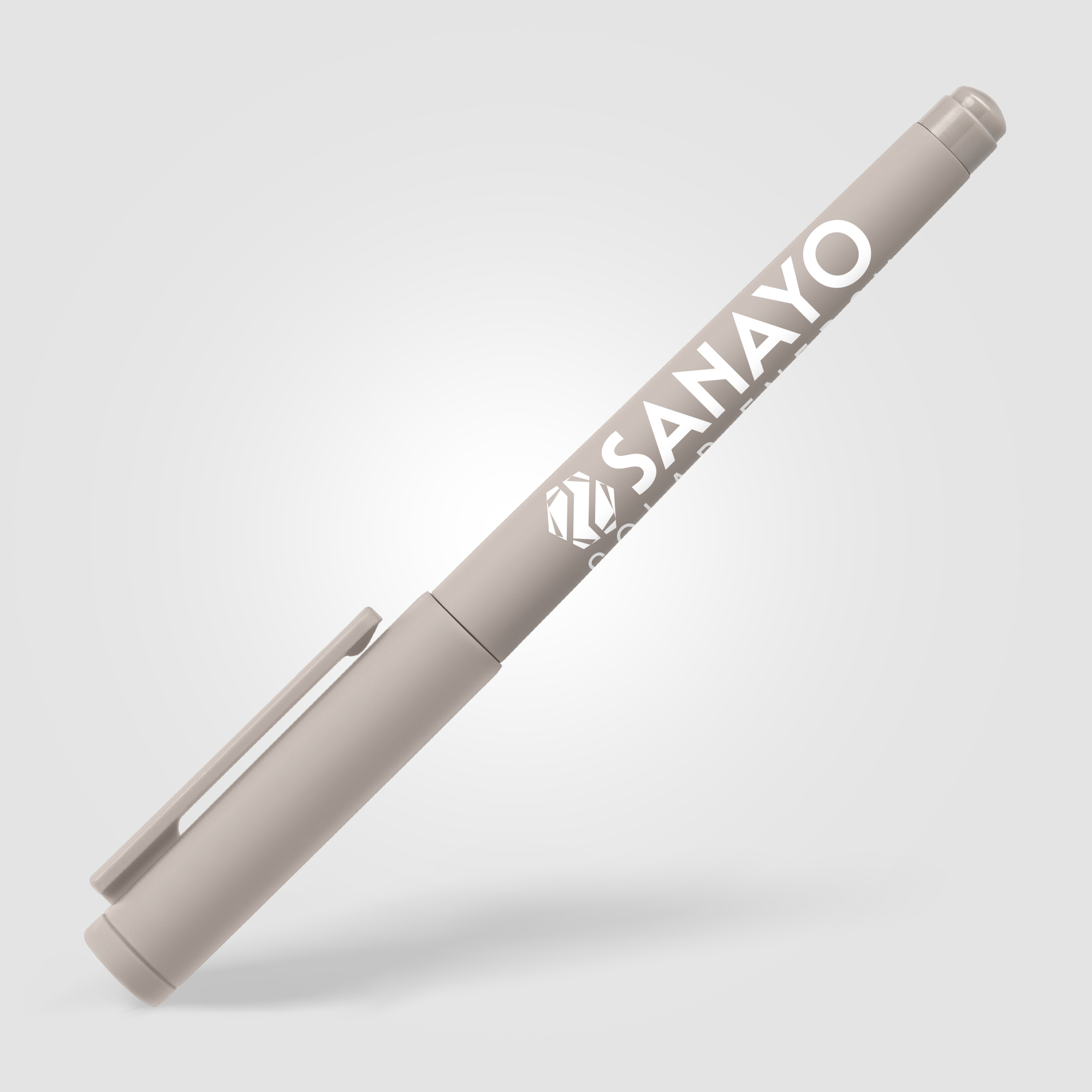 Aeris Recycled Plastic Monochrome Gel Pen 25