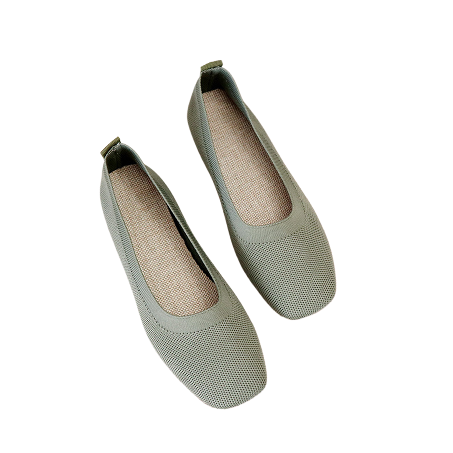 Women's breathable design knitted flats 5