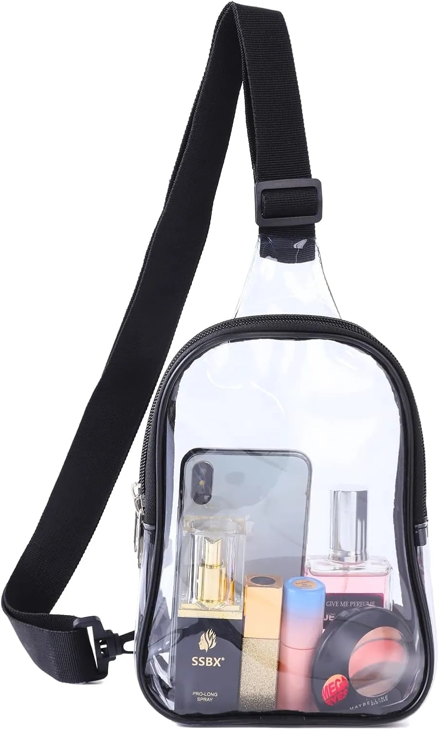 PVC clear crossbody chest bag 2