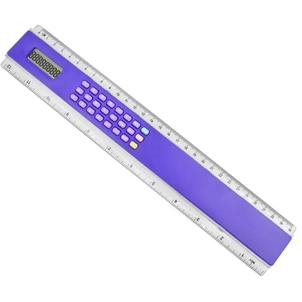Promotional 12 inch Student Ruler Calculator 2