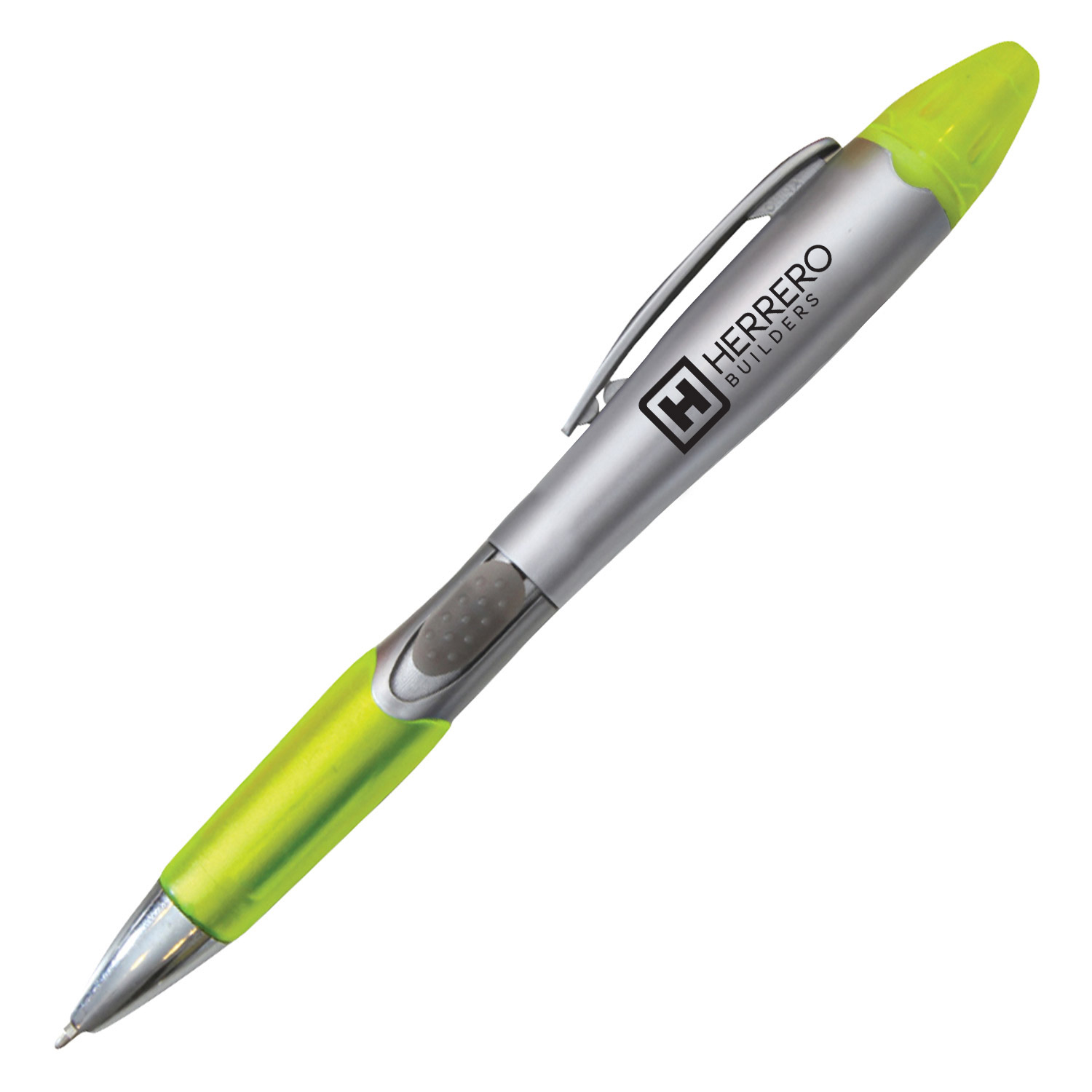 Pen & Highlighter Combo (Silver Barrel) 5