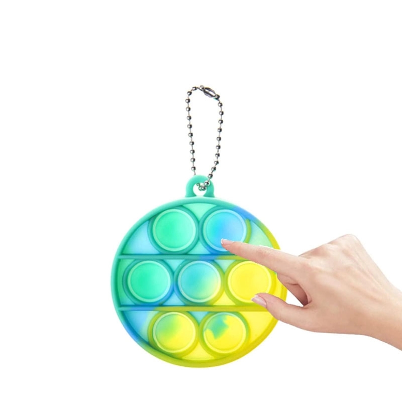 Rainbow Push Pop Keychain 5