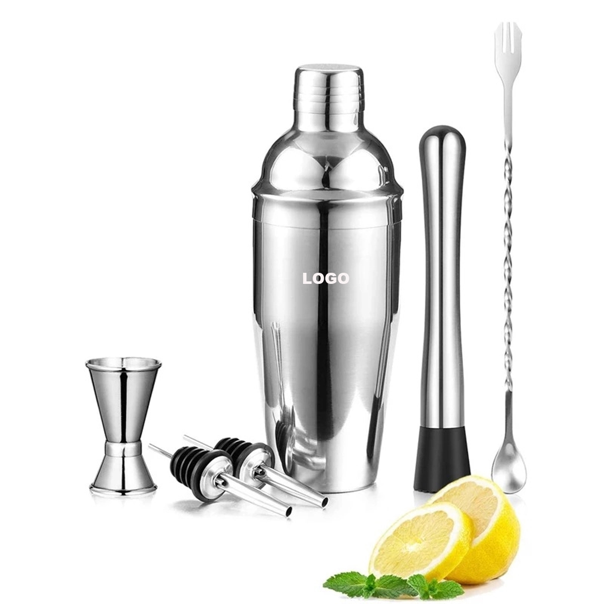 24 oz Cocktail Shaker Set 6 Pieces 3