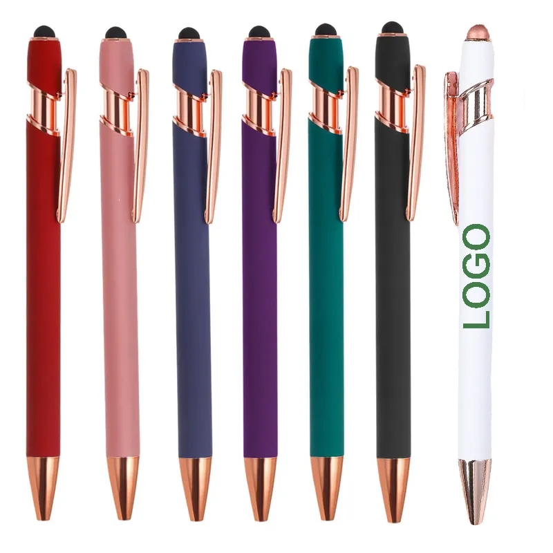 ELLIPSE SOFTY STYLUS PEN WITH ROSE GOLD TRIM 4