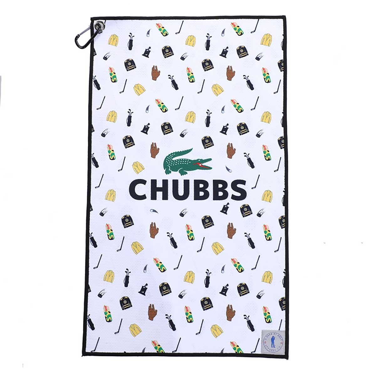 15.7"x 23.6" Full Color Microfiber Golf Towel with Grommet & Carabiner 3